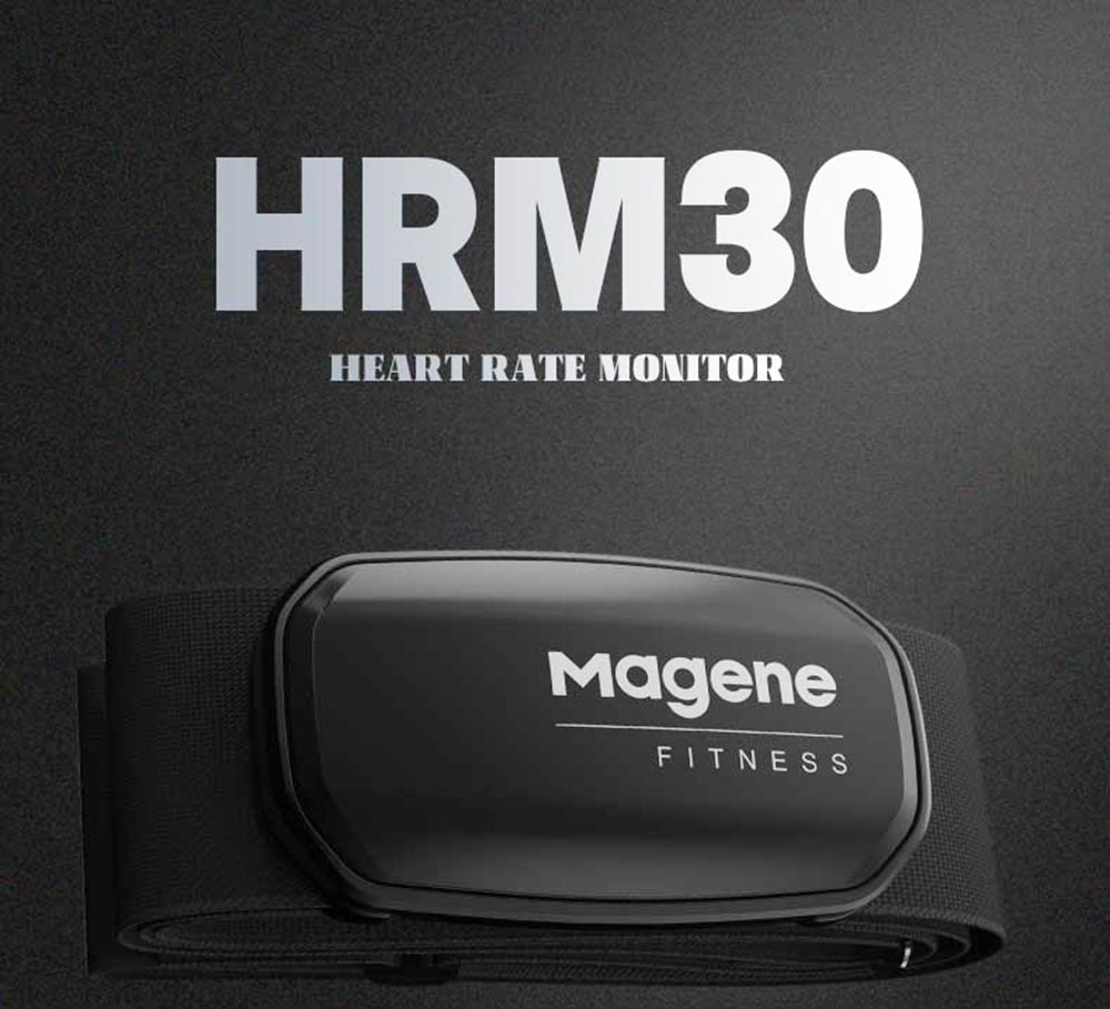 Magene HRM30 Heart Rate Monitor ANT+/Bluetooth Connection IP67 Waterproof & Dustproof with Long Battery Life LED Light