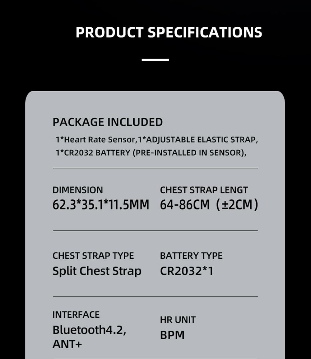 Magene HRM60 Heart Rate Monitor