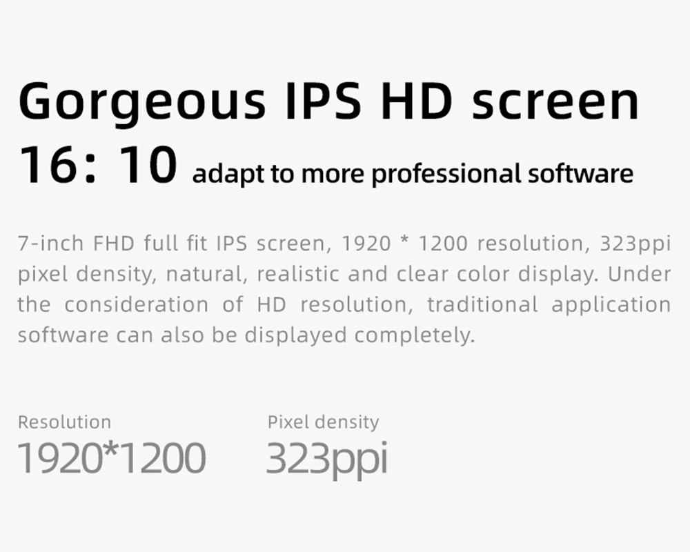 One Netbook A1 Pro 7 Inches Mini Laptop for Engineers Intel Core i7-1160G7 16GB RAM 512G SSD 2048 Pressure Level