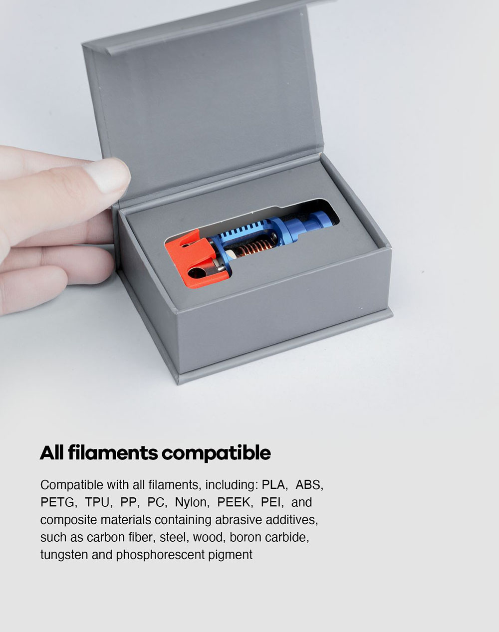 Phaetus Dragon Hotend HF V2.0 Super Precision 3D Printer Extrusion Head for V6 Hotend DDE DDB Direct Drive Bowden - Blue