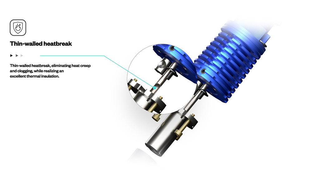 Phaetus Rapido Hotend HF Printing Flow up to 75mm³/s for DDB Extruder Ender3 V2 CR10 V3 115W