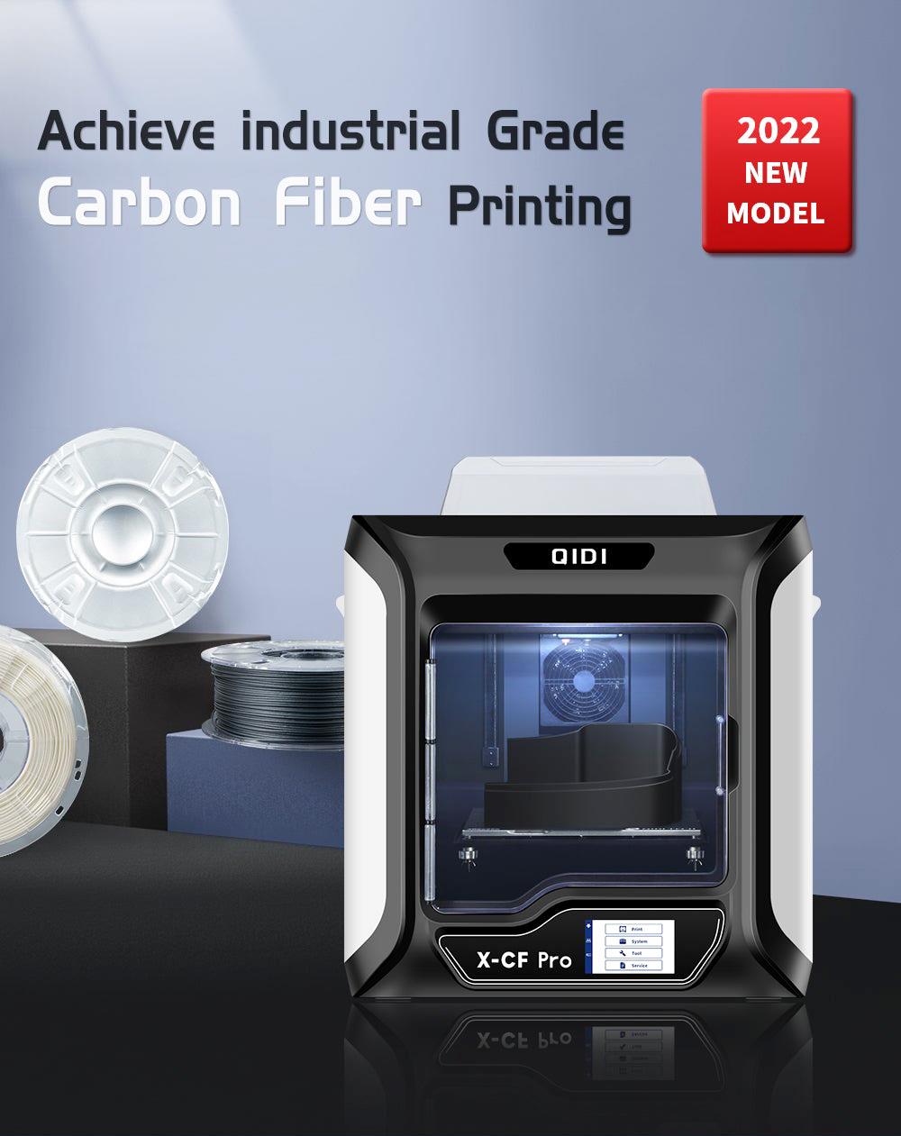 QIDI TECH X-CF Pro Industrial Grade 3D Printer, Specially Developed for Printing Carbon Fiber&Nylon, Auto Levelling