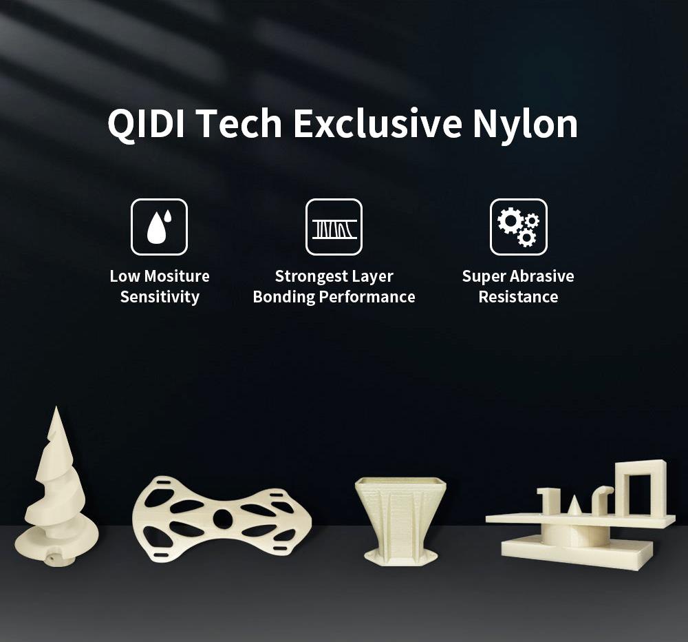 QIDI TECH X-CF Pro Industrial Grade 3D Printer, Specially Developed for Printing Carbon Fiber&Nylon, Auto Levelling