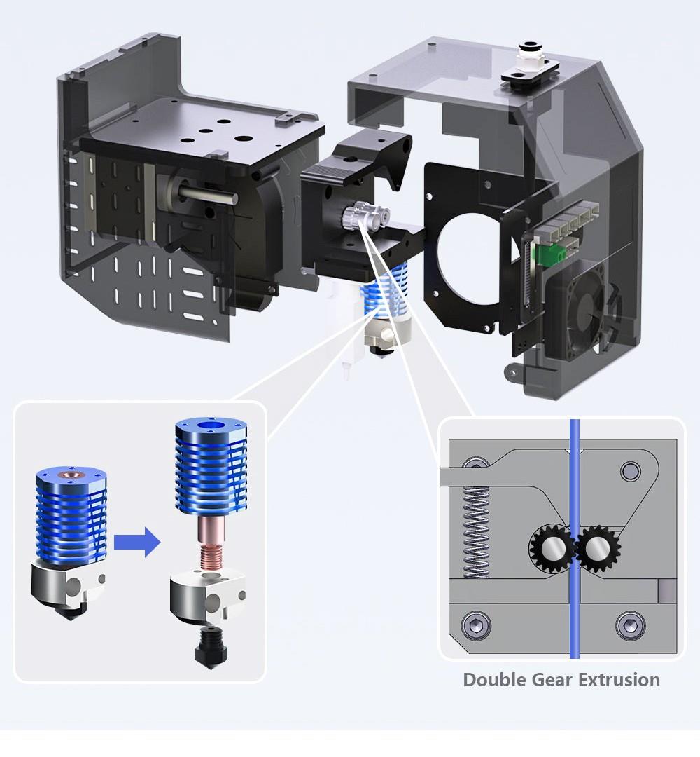 QIDI TECH X-CF Pro Industrial Grade 3D Printer, Specially Developed for Printing Carbon Fiber&Nylon, Auto Levelling