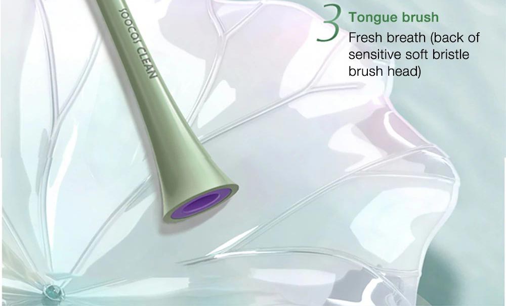 SOOCAS D2 Sonic Electric Toothbrush UVC Disinfect IPX7 Waterproof USB Rechargeable with 3 Brushing Mode - White