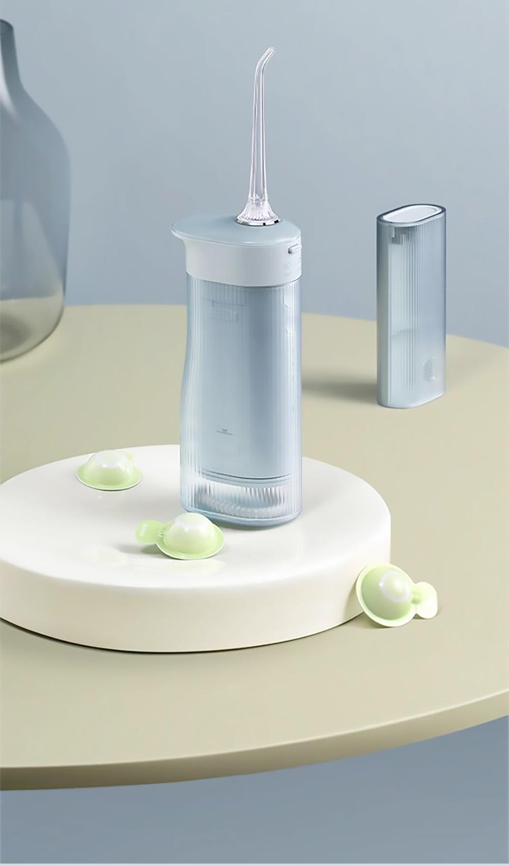 SOOCAS W1 Portable Pull-Out Oral Irrigator 4 Frequency Conversion Modes IPX7 Waterproof Intelligent Power-off