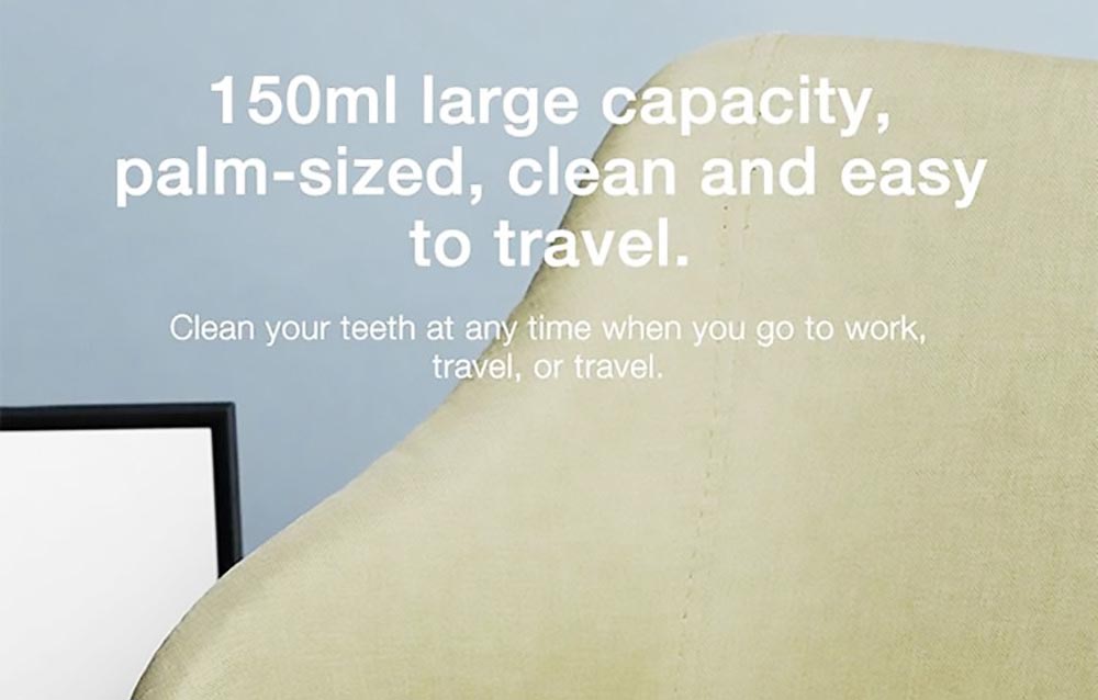 SOOCAS W1 Portable Pull-Out Oral Irrigator 4 Frequency Conversion Modes IPX7 Waterproof Intelligent Power-off