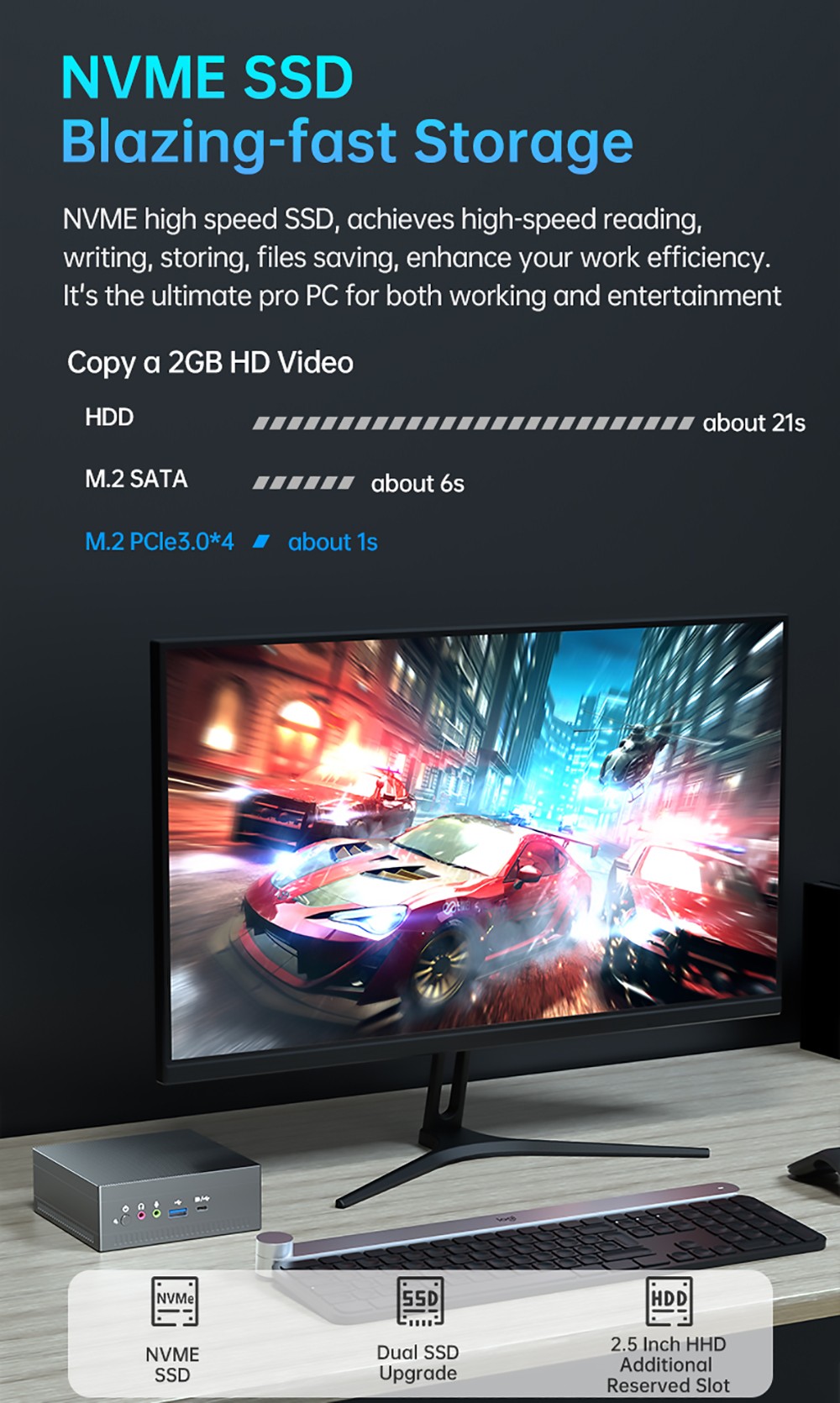 T-bao MN27 AMD Ryzen™ 7 2700U 4 Cores 8 Threads 8GB RAM DDR4 128GB ROM Windows 10 Mini PC RJ45 Up To 1000M WiFi BT 27 T-bao MN27 AMD Ryzen™ 7 2700U 4 Cores 8 Threads 8GB RAM DDR4 128GB ROM Windows 10 Mini PC RJ45 Up to 1000M WiFi BT
