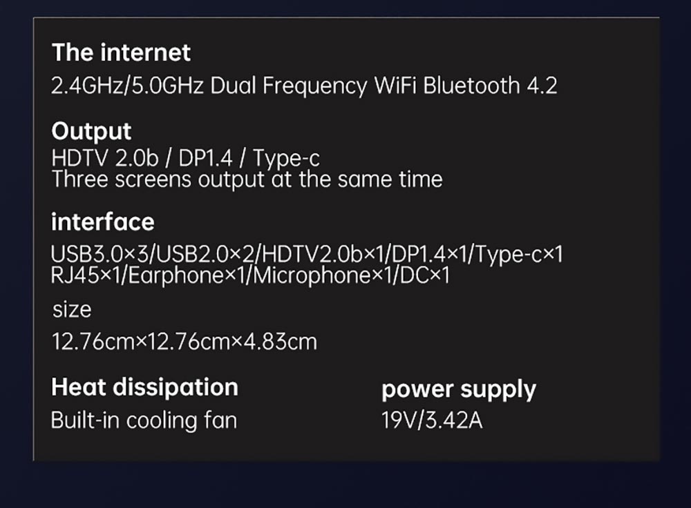 T-bao MN32 AMD R3 3200U 2 Cores 4 Threads 16GB RAM 512GB ROM Windows 10 Mini PC RJ45 Up To 1000M WiFi Bluetooth 33 T-bao MN32 AMD R3 3200U 2 Cores 4 Threads 16GB RAM 512GB ROM Windows 10 Mini PC RJ45 up to 1000M WiFi Bluetooth