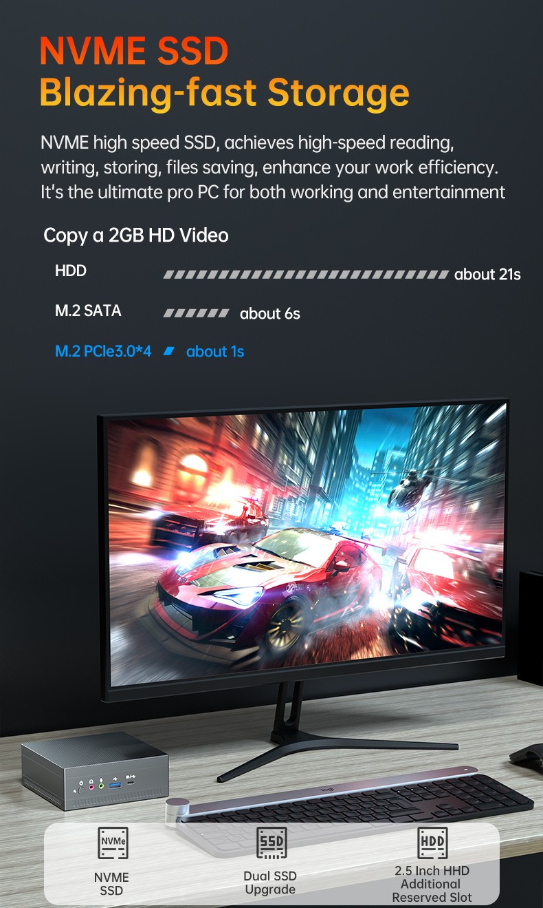 T-bao MN37 AMD R7 3750H 4 Cores 8 Thread, Windows 10 Mini PC 16GB DDR4 RAM 512GB ROM Support HD Display 5 USB Ports 25 T-bao MN37 AMD R7 3750H 4 Cores 8 Thread, Windows 10 Mini PC 16GB DDR4 RAM 512GB ROM Support HD Display 5 USB Ports