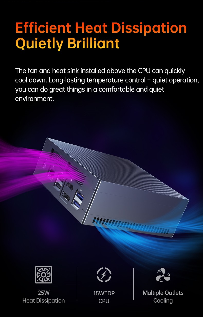 T-bao MN37 AMD R7 3750H 4 Cores 8 Thread, Windows 10 Mini PC 16GB DDR4 RAM 512GB ROM Support HD Display 5 USB Ports 26 T-bao MN37 AMD R7 3750H 4 Cores 8 Thread, Windows 10 Mini PC 16GB DDR4 RAM 512GB ROM Support HD Display 5 USB Ports