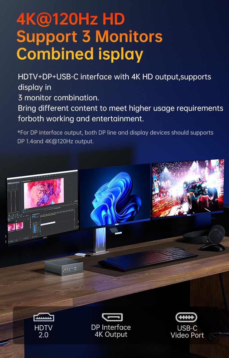 T-bao MN37 AMD R7 3750H 4 Cores 8 Thread, Windows 10 Mini PC 16GB DDR4 RAM 512GB ROM Support HD Display 5 USB Ports 27 T-bao MN37 AMD R7 3750H 4 Cores 8 Thread, Windows 10 Mini PC 16GB DDR4 RAM 512GB ROM Support HD Display 5 USB Ports