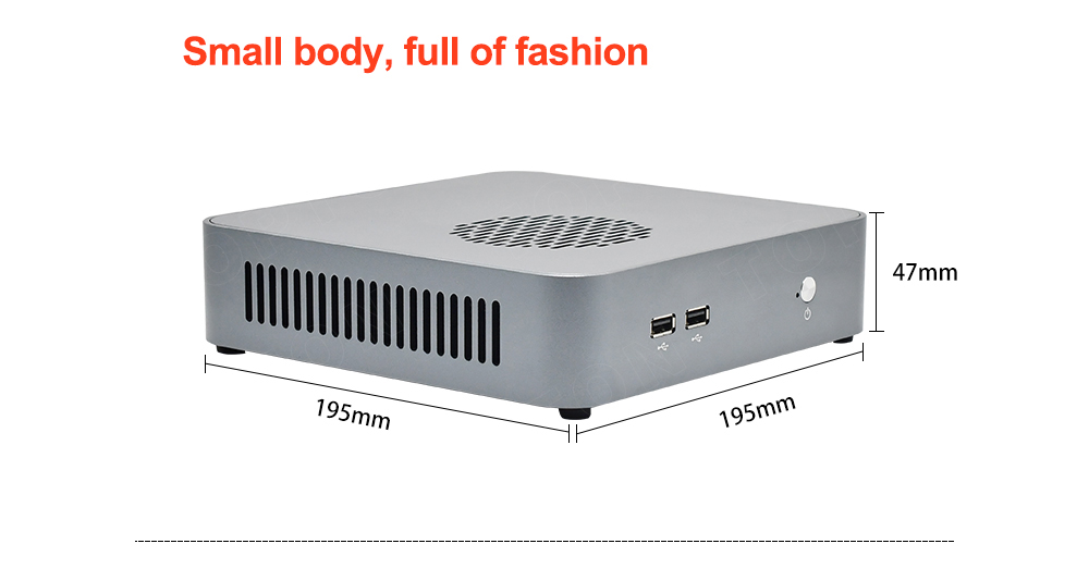 T-bao MN48H AMD Ryzen™ 7 4800H 8 Cores 16 Threads 16GB RAM 512GB ROM DDR4 Windows 10 Mini PC RJ45 up to 1000M