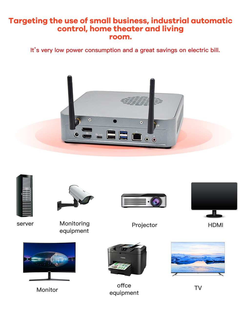 T-bao MN48H AMD Ryzen™ 7 4800H 8 Cores 16 Threads 32GB RAM 1TB ROM DDR4-3200 Windows 10 Mini PC RJ45 up to 1000M