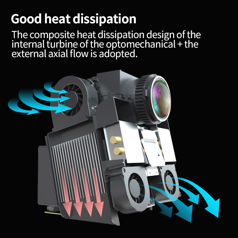 T03 Portable LCD Projector 1920*1080 HD 1080P 150 ANSI Lumens for Family Education and Entertainment with EU Plug