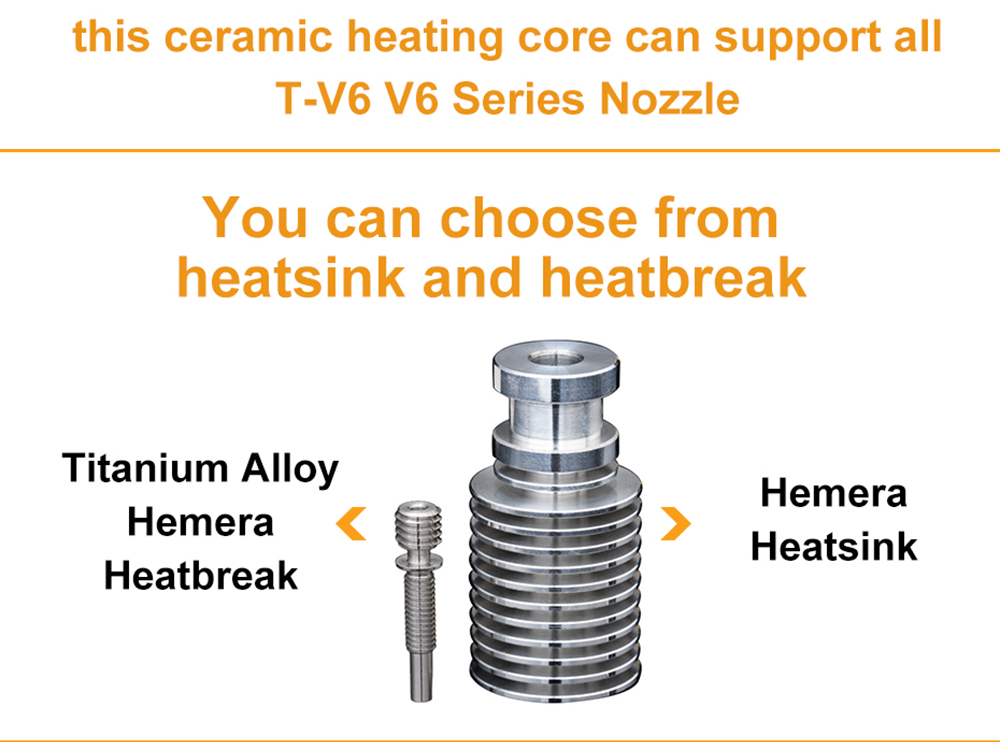 TriangleLab CHC KIT Ceramic Heating Core Quick Heating Mini For Ender 3 V6 CR10 CR-10 Mk3s 3D Printer Hotend 14 TriangleLab CHC KIT Ceramic Heating Core Quick Heating Mini for Ender 3 V6 CR10 CR-10 Mk3s 3D Printer Hotend