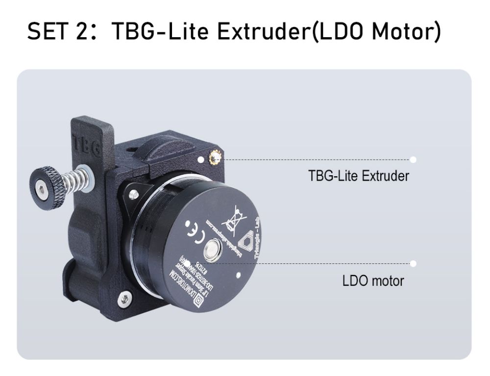 Trianglelab Big Gear TBG-LITE Extruder Bowden TBG for DDE-TBG-LITE Compatible Direct Drive Ender3 CR10 BLV 3D Printer