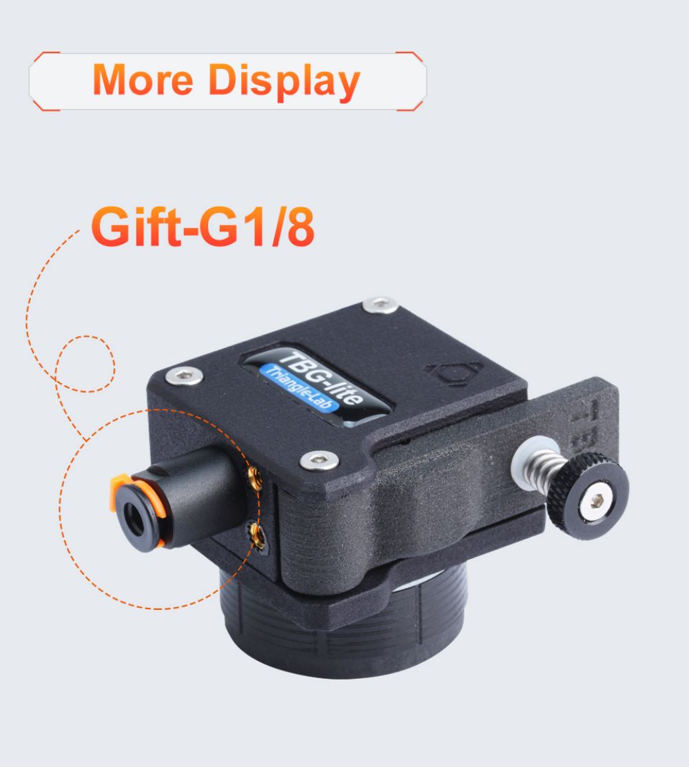 Trianglelab Big Gear TBG-LITE Extruder Bowden TBG for DDE-TBG-LITE Compatible Direct Drive Ender3 CR10 BLV 3D Printer