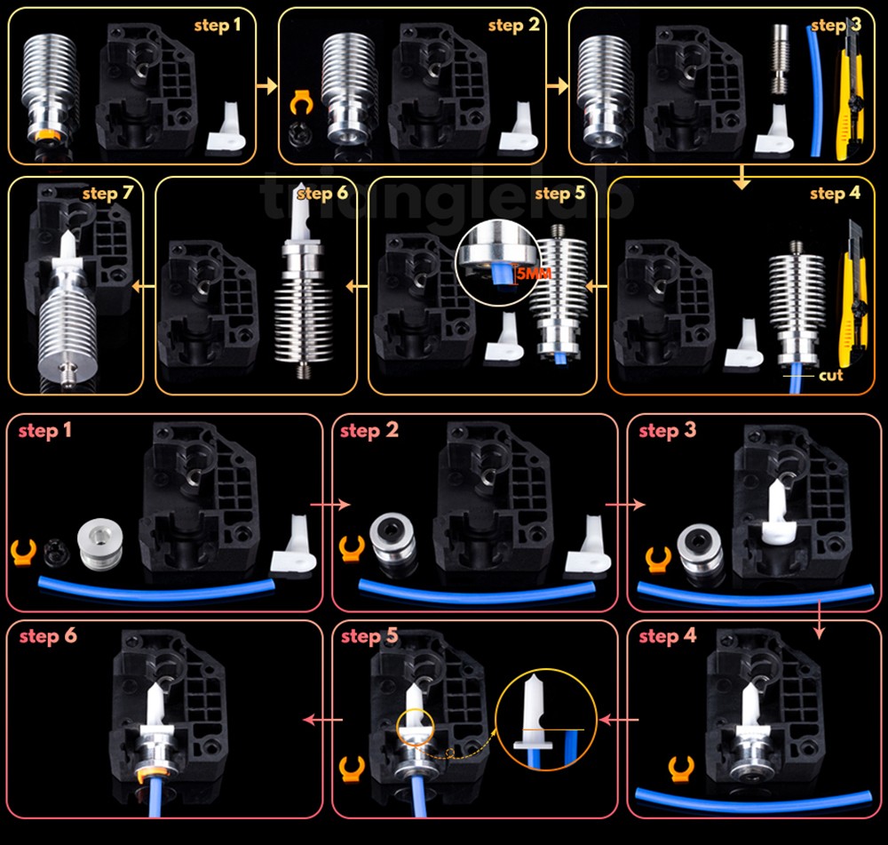 Trianglelab RNC Nano Coated Gear DDB Extruder V2.1 Bowden Extruder Dual Drive Extruder For 3D Printer Ender3 CR10 TEVO 22 Trianglelab RNC Nano Coated Gear DDB Extruder V2.1 Bowden Extruder Dual Drive Extruder For 3D Printer Ender3 CR10 TEVO