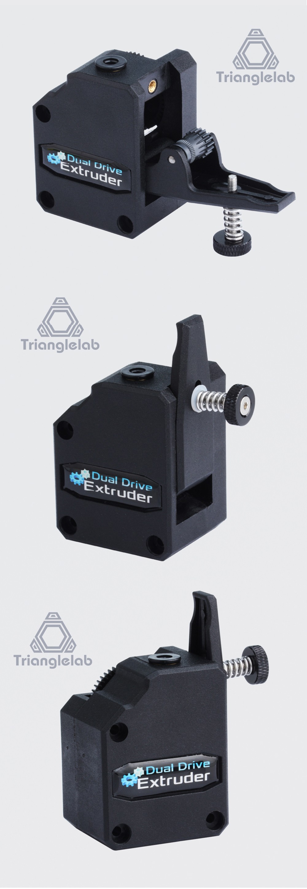 Trianglelab RNC Nano Coated Gear DDB Extruder V2.1 Bowden Extruder Dual Drive Extruder For 3D Printer Ender3 CR10 TEVO 21 Trianglelab RNC Nano Coated Gear DDB Extruder V2.1 Bowden Extruder Dual Drive Extruder For 3D Printer Ender3 CR10 TEVO