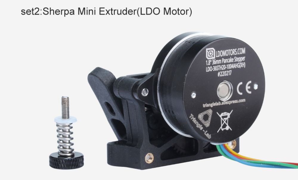 Trianglelab Sherpa MINI Extruder SLS PA12 print part Light Weight DDB Extruder Compatible Ender3 CR10 CR6 3D Printer