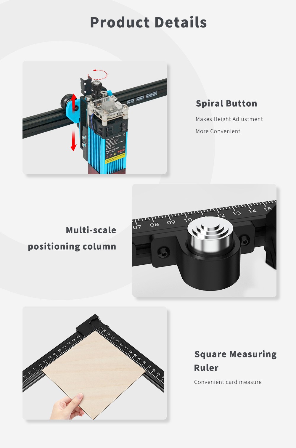 Two Trees TTS 20W Laser Engraver Cutter Metal CNC Laser Engraver Machine Engraving Area 300x300mm