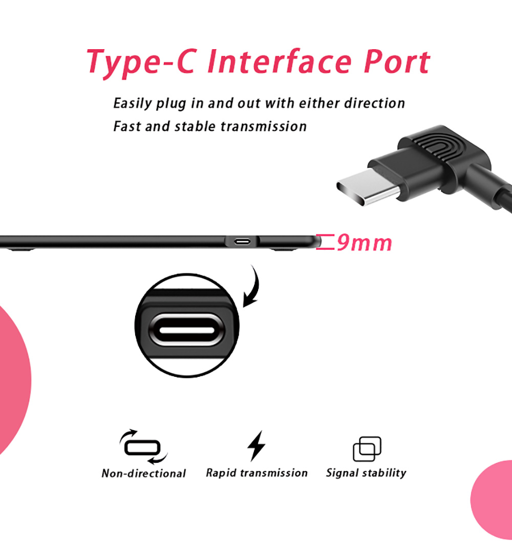 VEIKK A15 Pen Tablet 10x6'' 12 Shortcut Keys Support Windows Android Mac Linux for Professional Designer - Red