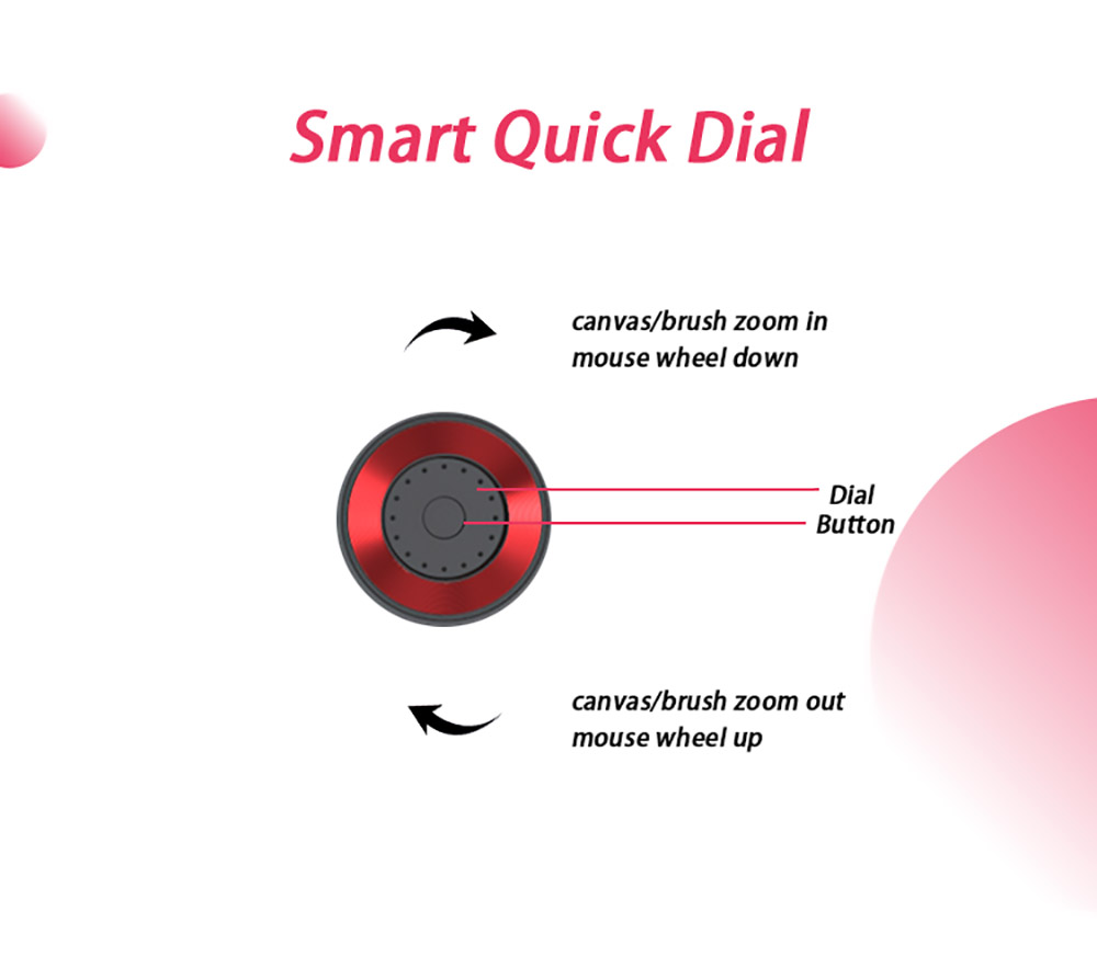 VEIKK A15Pro Drawing Tablet 10x6'' 12 Shortcut Keys Support Windows Android Mac Linux for Professional Drawing - Red