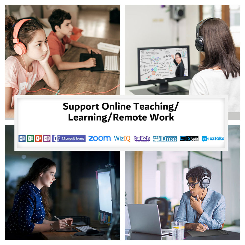 VEIKK A30 Touch Graphic Tablet 10x6'' Active Area 8192 Level Support Windows Android Mac Linux