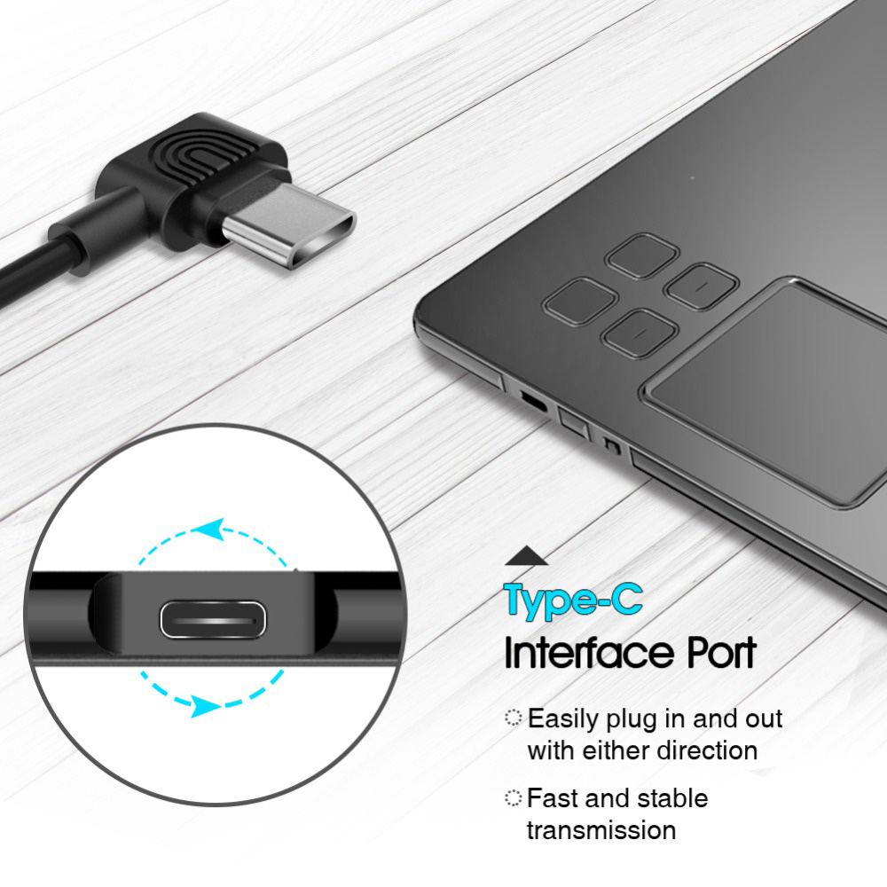 VEIKK A50 Full Panel Tablet 10x6'' 8 Customized Keys with Professional Drawing Stylus Wide Compatibility