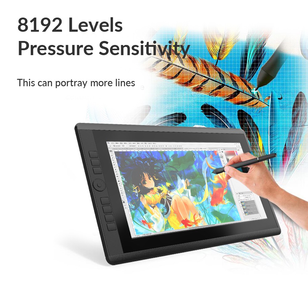 VEIKK VK1560Pro Pen Display with 15.6'' IPS HD Graphics Drawing Tablet Monitor for Painting & Writing with 2 Pens