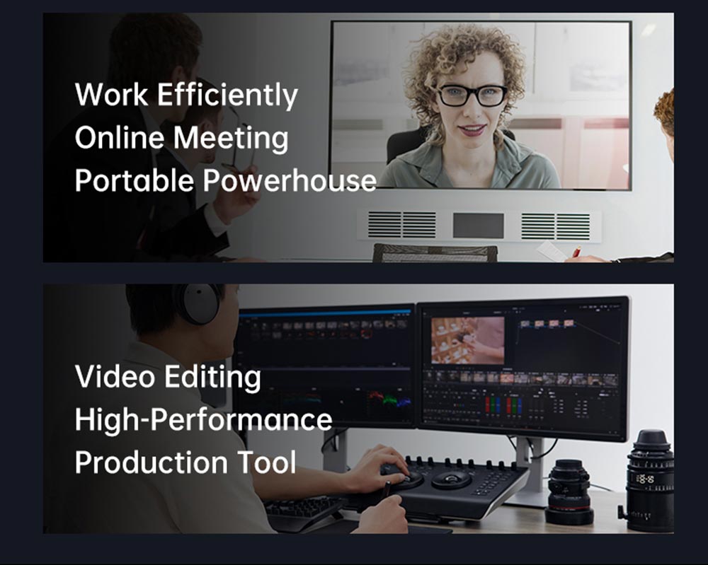 T-bao MN27 AMD Ryzen™ 7 2700U 4 Cores 8 Threads 8GB RAM DDR4 Windows 10 Mini PC RJ45 Up to 1000M WiFi BT