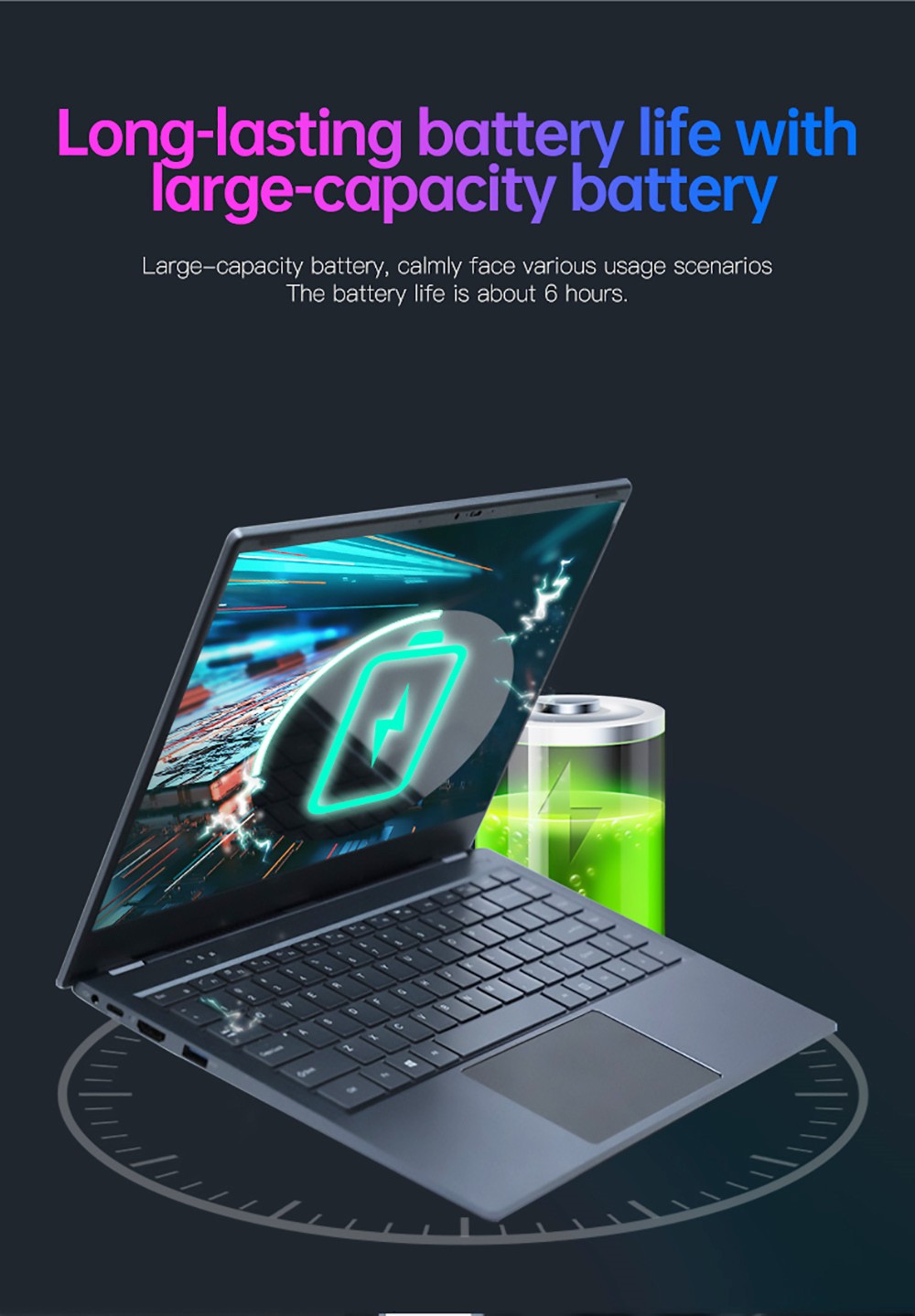 T-BAO X11 Laptop AMD R5 3550U Processor Windows10, 14.1 Inch, 8GB RAM 256GB 1920*1080 Resolution, Grey