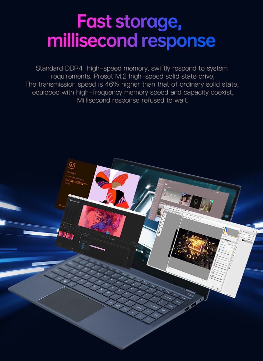 T-BAO X11 Laptop AMD R5 3550U Processor Windows10, 14.1 Inch, 8GB RAM 512GB 1920*1080 Resolution, Grey