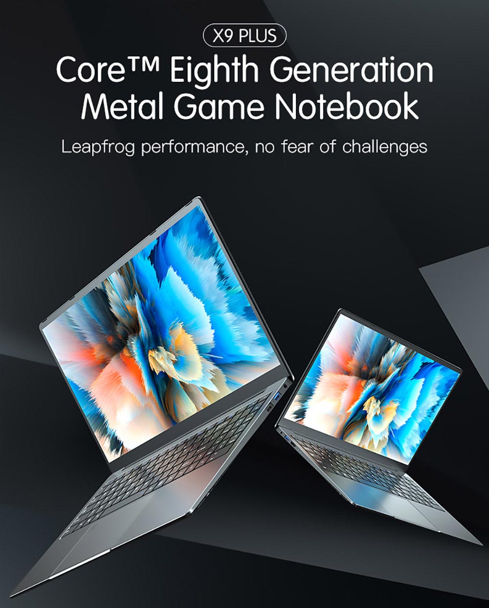 T-BAO X9 Plus Laptop Intel Core i5-8279U Processor Windows10,15.6 Inch, 8GB RAM 256GB SSD 1920*1080 Resolution, Grey