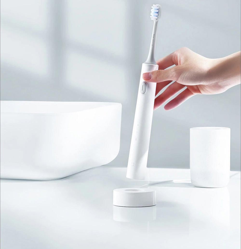 XIAOMI T301 Ultrasonic Electric Toothbrush Cordless USB Rechargeable IPX8 Waterproof