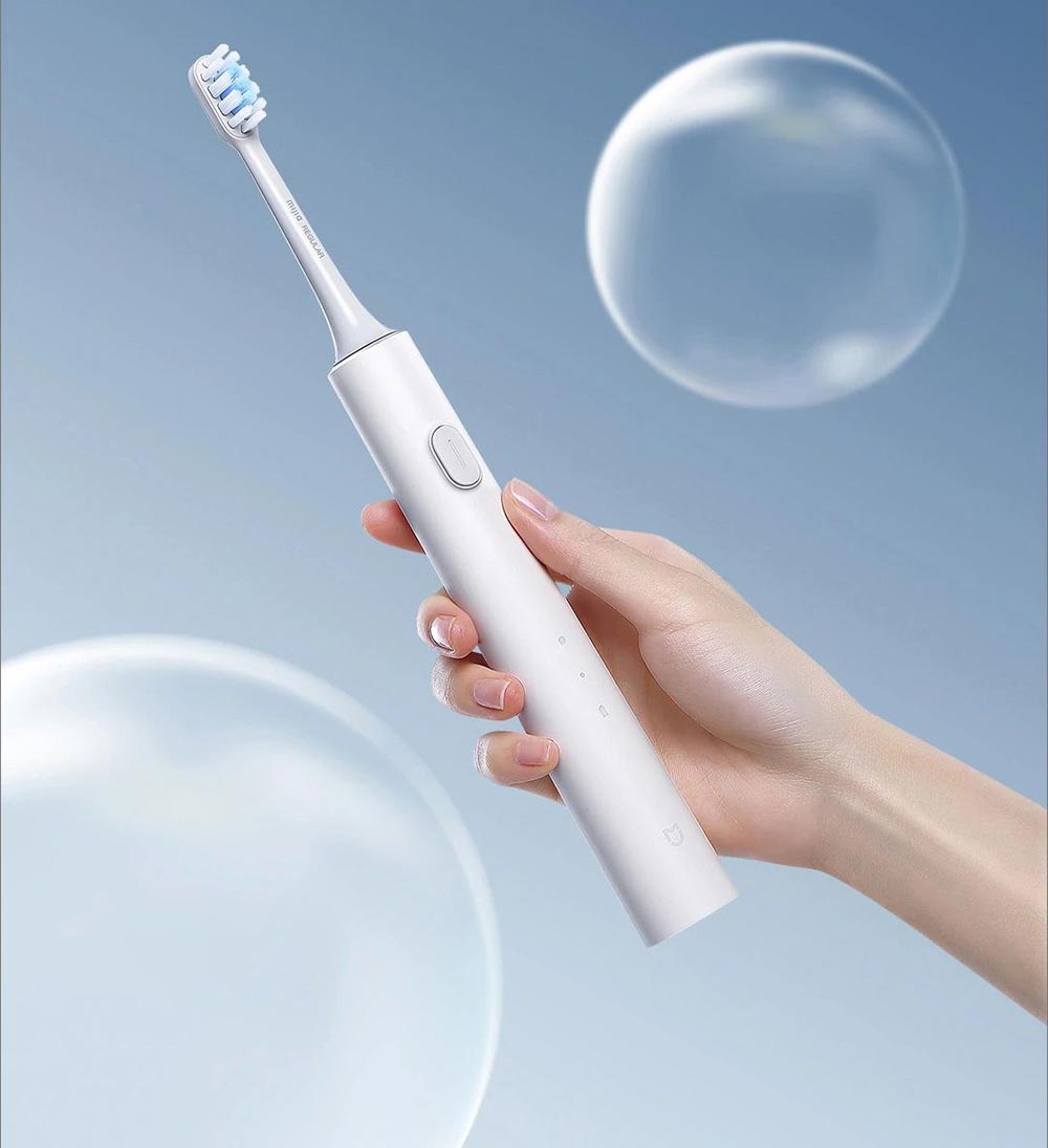 XIAOMI T301 Ultrasonic Electric Toothbrush Cordless USB Rechargeable IPX8 Waterproof