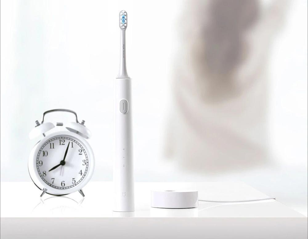 XIAOMI T301 Ultrasonic Electric Toothbrush Cordless USB Rechargeable IPX8 Waterproof