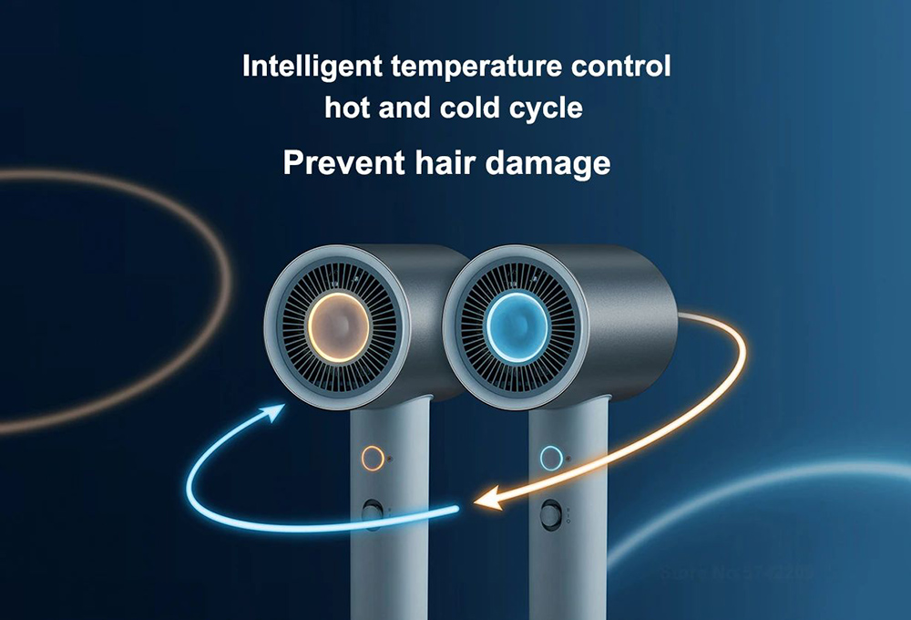 Xiaomi Mijia H500 Water Ion Hair Dryer Intelligent Temperature Control of Cooling Heating Cycle