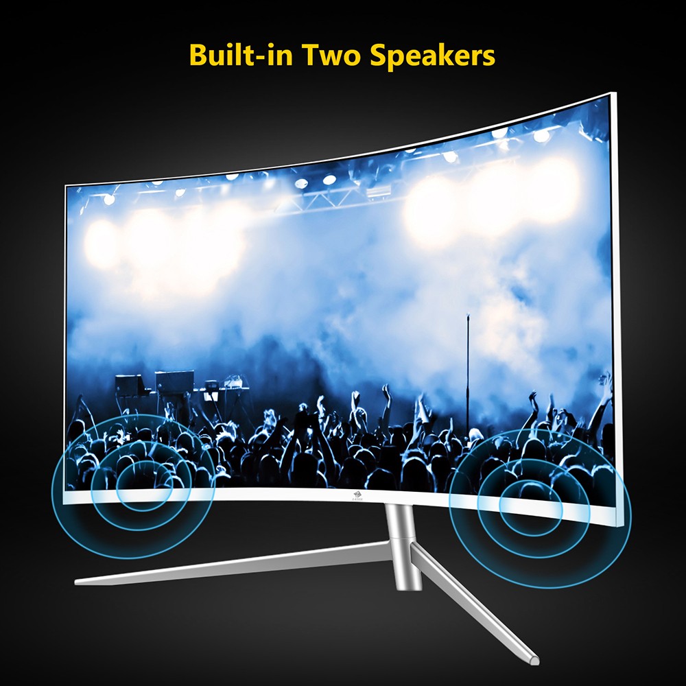 Z-Edge U24C Monitor 24'' Full HD 1080P Display, 1920*1080 LED Monitor 178 Degree Wide Angel View 75Hz Refresh Rate