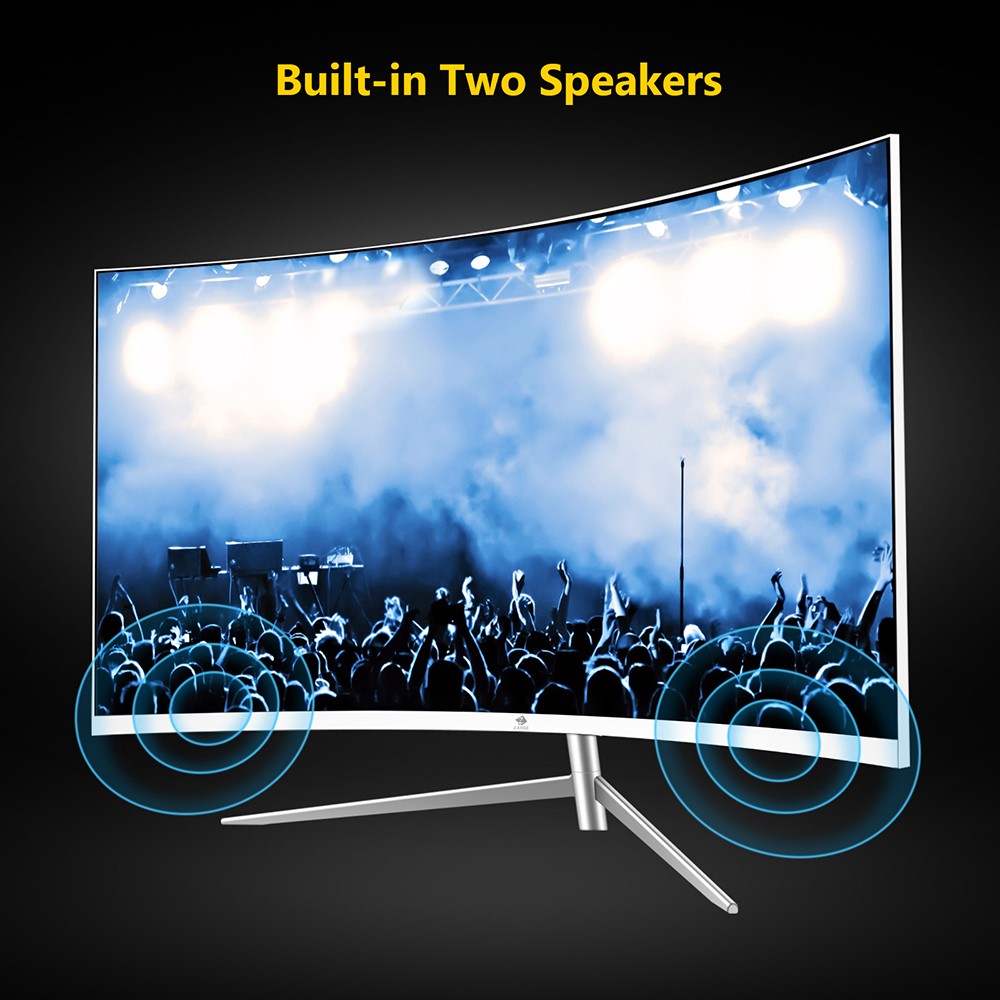 Z-Edge U27C 27'' Curved Gaming Monitor, Full HD 1080P 1920x1080 LED Backlight Monitor 75Hz Refresh Rate & Eye-Care Tech