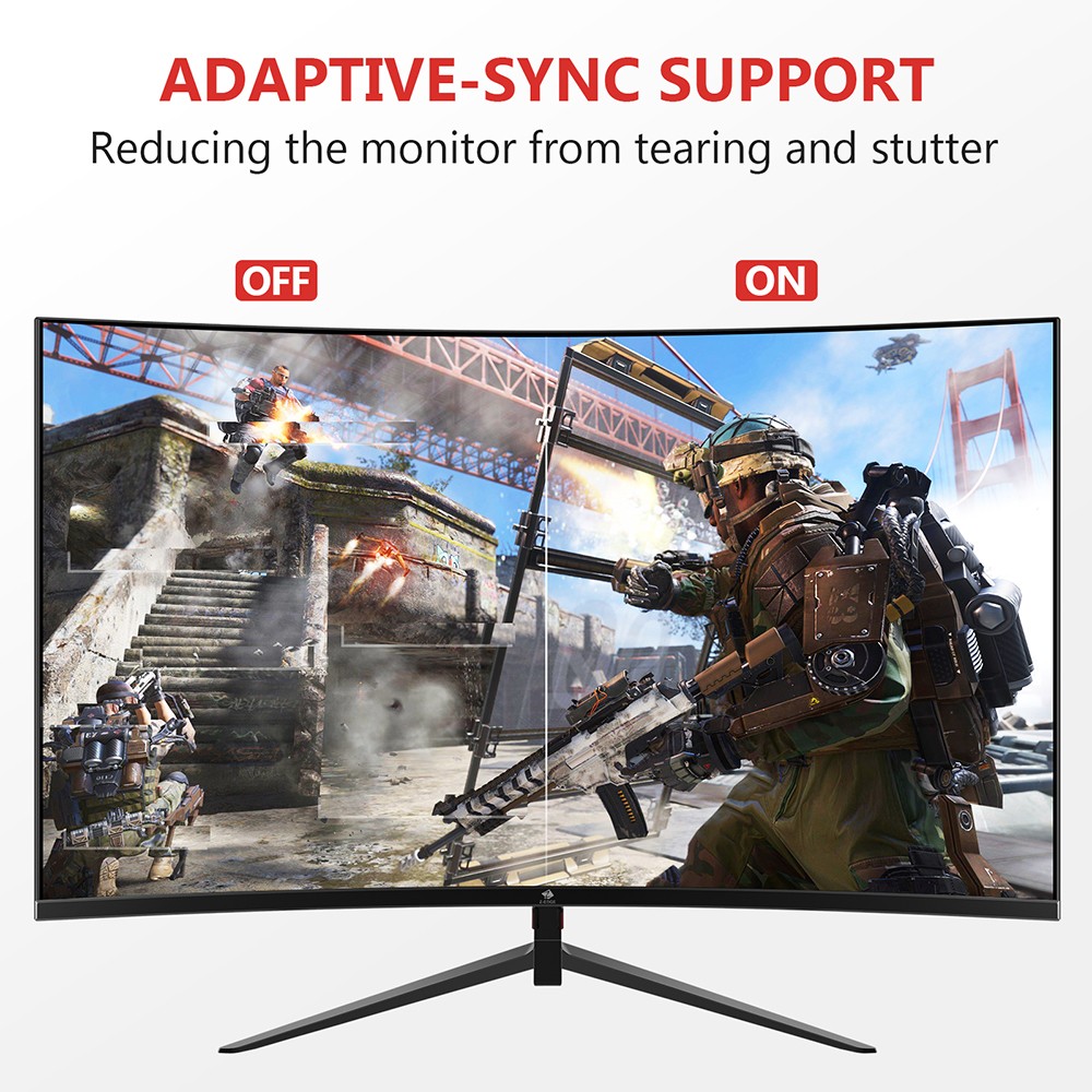 Z-Edge UG27P 27'' Curved Gaming Monitor 1920x1080 240Hz, AMD Freesync Premium Display Port HDMI Built-in Speakers