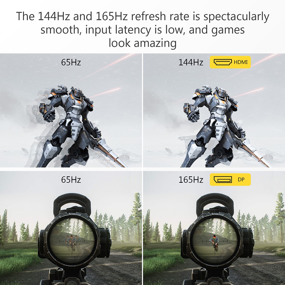 Z-Edge UG32 32'' Curved LED Gaming Monitor 1920x1080 165Hz, High Dynamic Range for Color and Brightness Levels