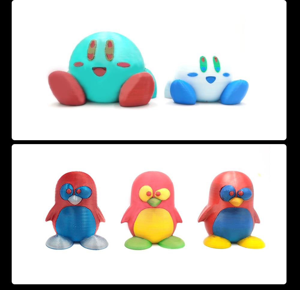 Zonestar Z9V5 MK3 4 Extruders 3D Printer, 4 Color Mixing, Auto Leveling, 32 Bit Mainboard, Magnetic Bed, Resume Printing, TFT-LCD, 300*300*400mm 19 Zonestar Z9V5 MK3 3D Printer Auto Leveling Adjustable 4 Extruder Design Mix-Color Printing Resume Printing