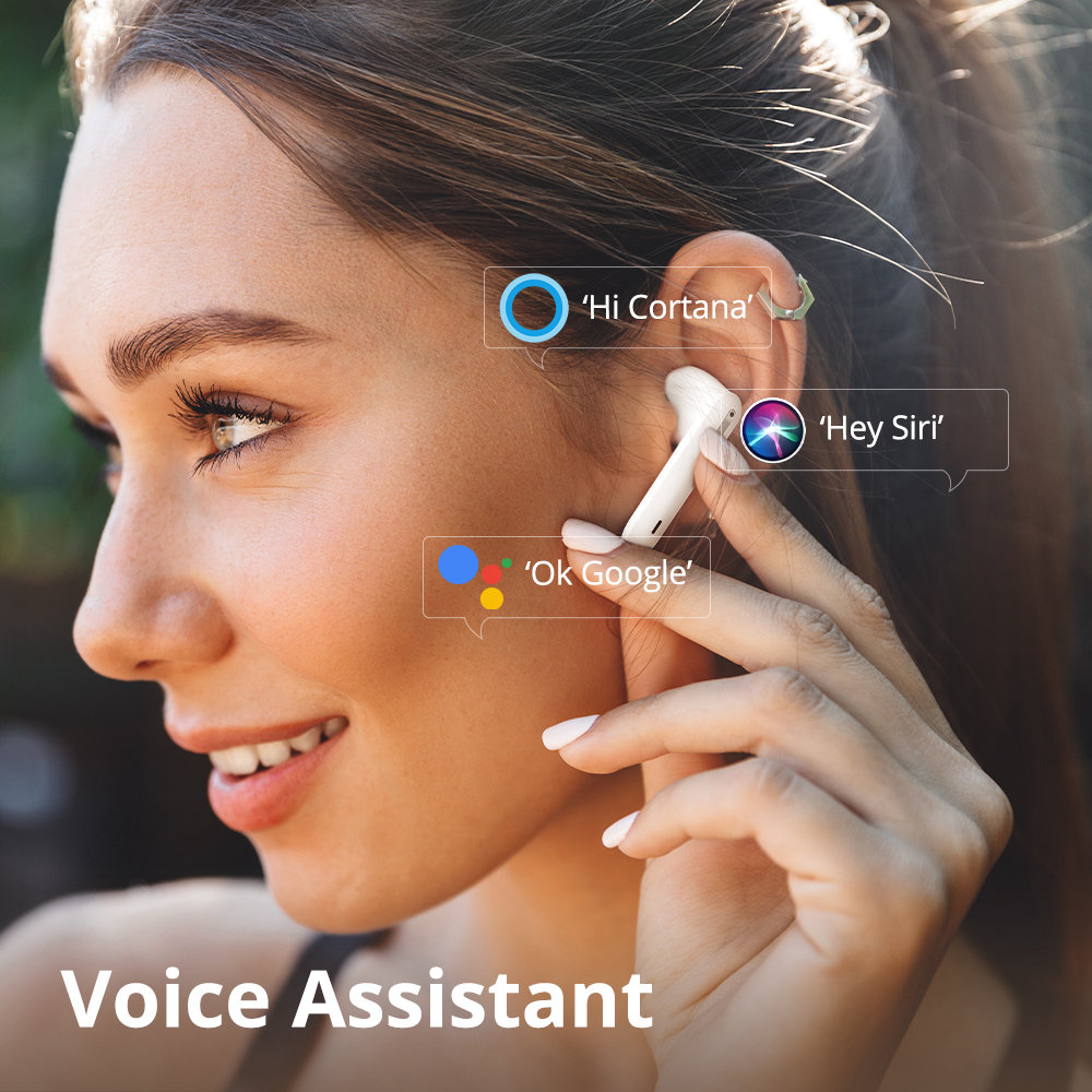 Tronsmart Onyx Ace Pro True vezeték nélküli fülhallgató TWS fülhallgató HD Call - fehér