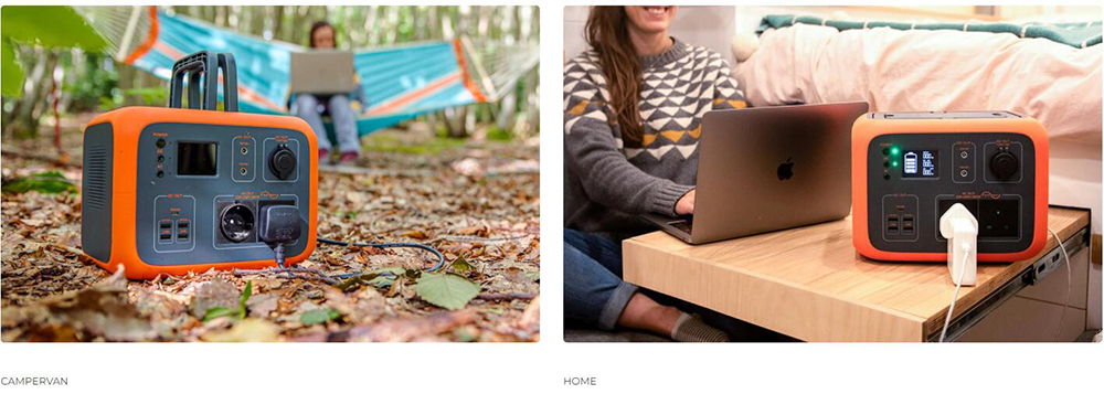 BLUETTI AC50S Power Station 500Wh/300W Solar Generator Wireless Charging Battery Backup for Outdoor Tailgating Camping - Orange