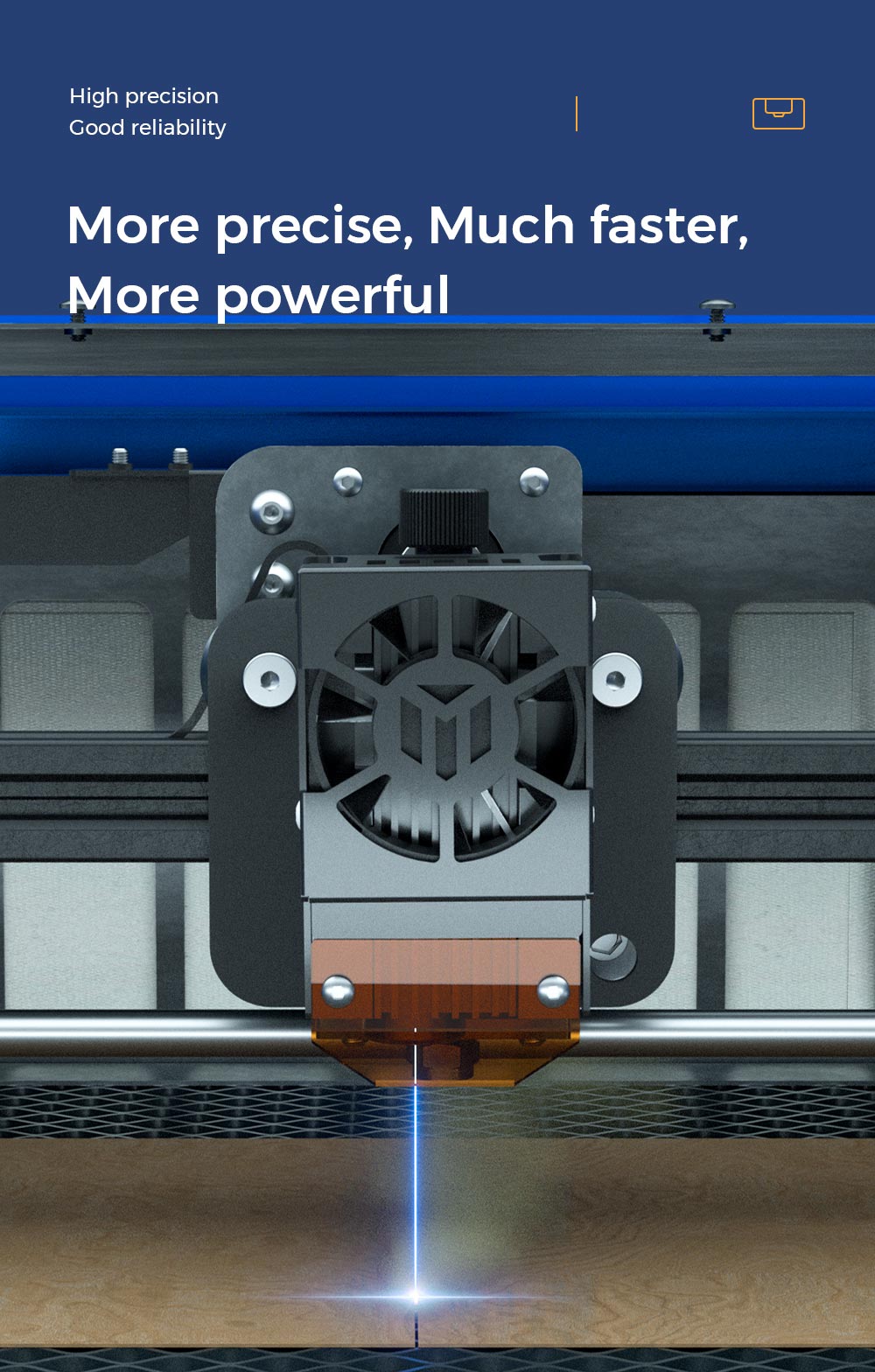 Two Trees TS3 10W Laser Engraver Cutter LD+FAC+C with Fume Filtration for Cylindrical Objects Cans 200x300mm Cut 8mm Plywood