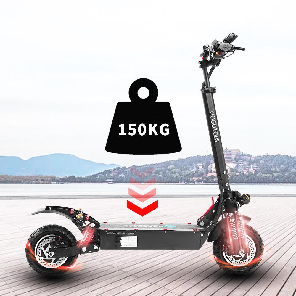 Gogotops GS4 Off Road Electric Scooter 2000W 28Ah Battery 60km Range 65km/h Max Speed 150kg Load