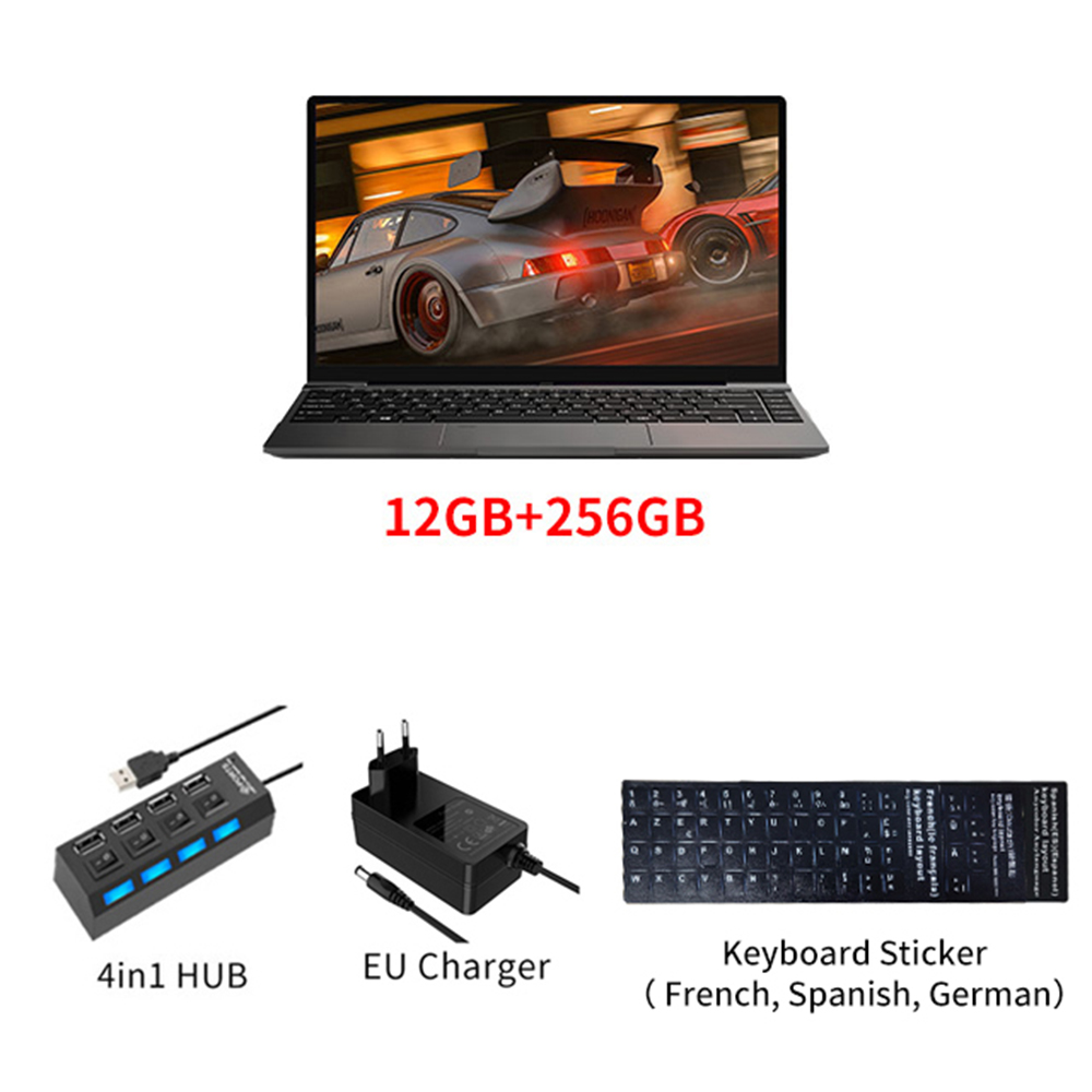 ALLDOCUBE GT BOOK LAPTOP 14.1 inch FHD intel Celeron N5100 12GB DDR4 RAM 256GB SSD WiFi6 Bluetooth 5.1 - EU Plug