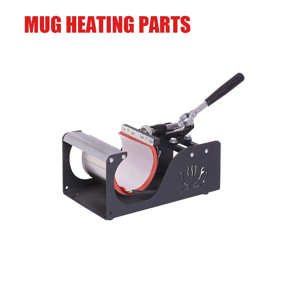 8 in 1 Combo Heat press Machine Sublimation Printer 2D Heat Transfer Machine for Cap Mug Plate Tshirts